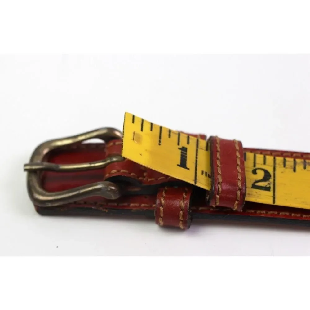 Danbury BROWN GENUINE LEATHER 1 1/8